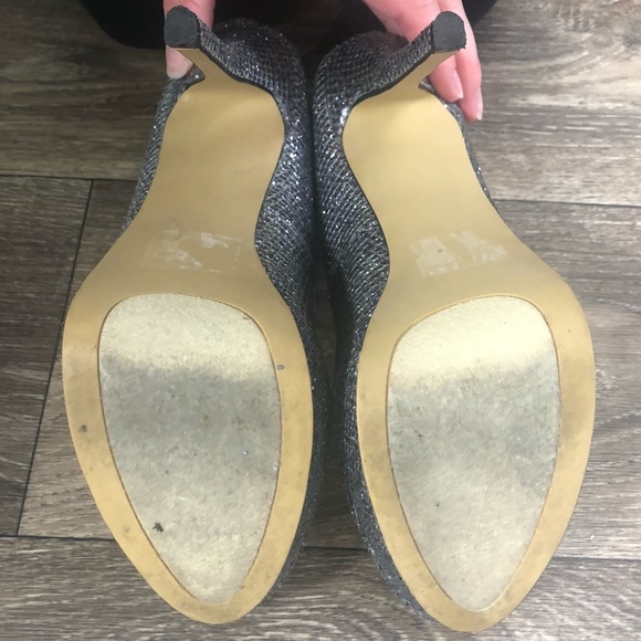 Bakers gray gunmetal silver heels - Picture 5 of 6